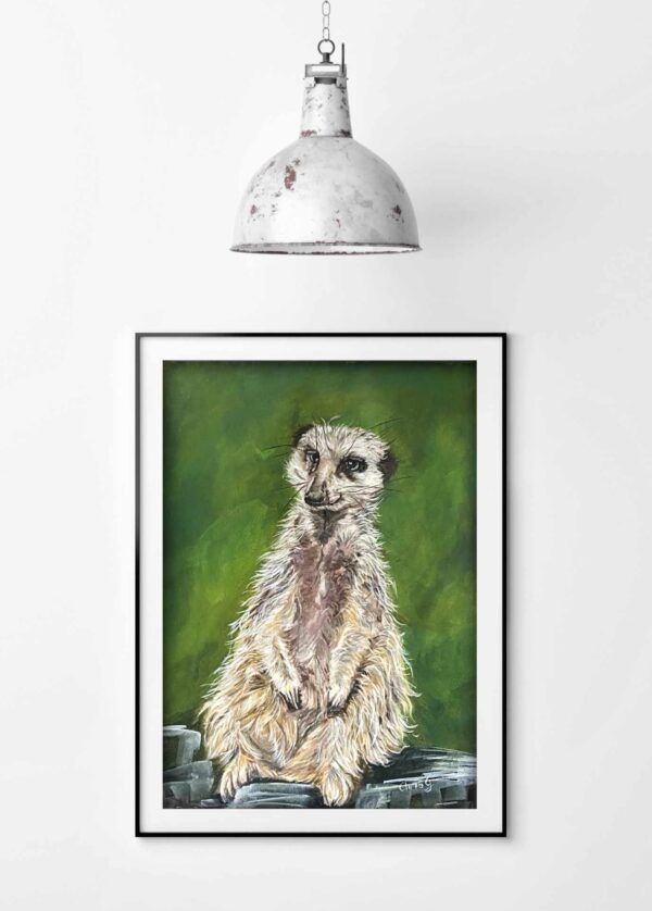 Meerkat, Art with Personality, Prints - Image 2