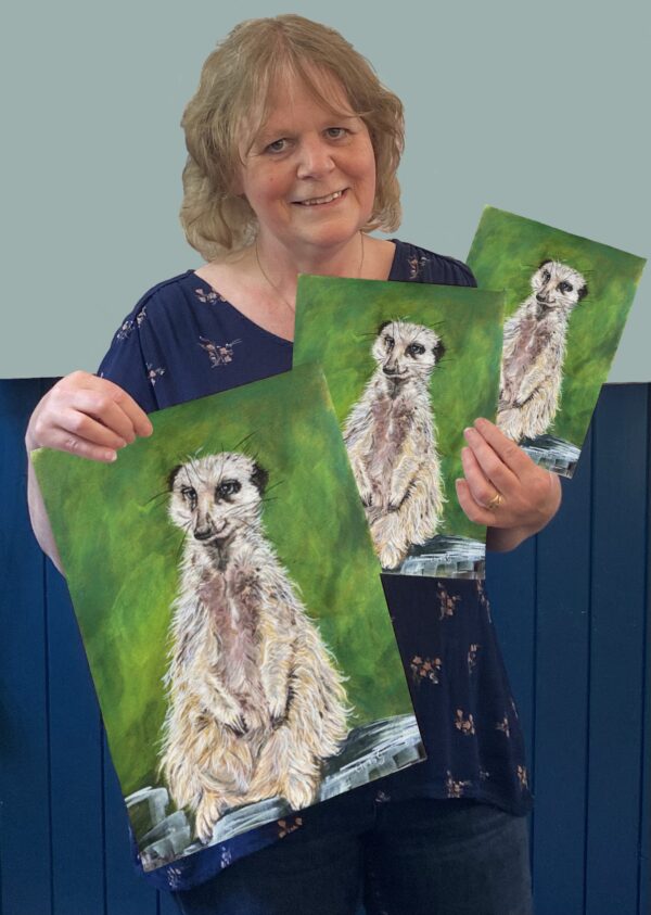 Meerkat, Art with Personality, Prints - Image 3